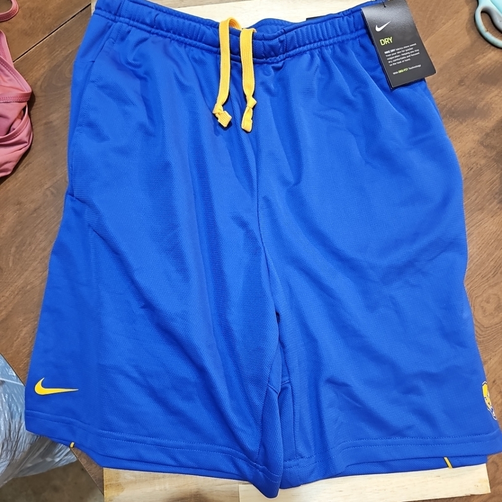 Nike Dri-Fit football shorts size xs blue